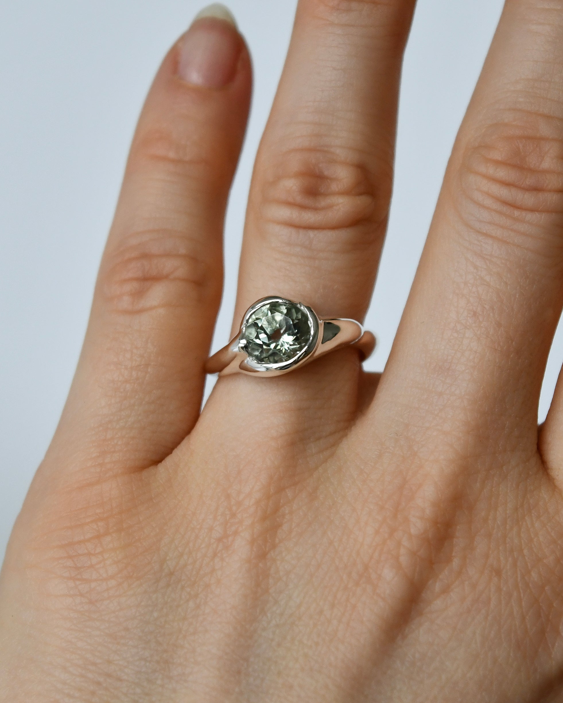 CURRENT SOLITAIRE | GREEN QUARTZ