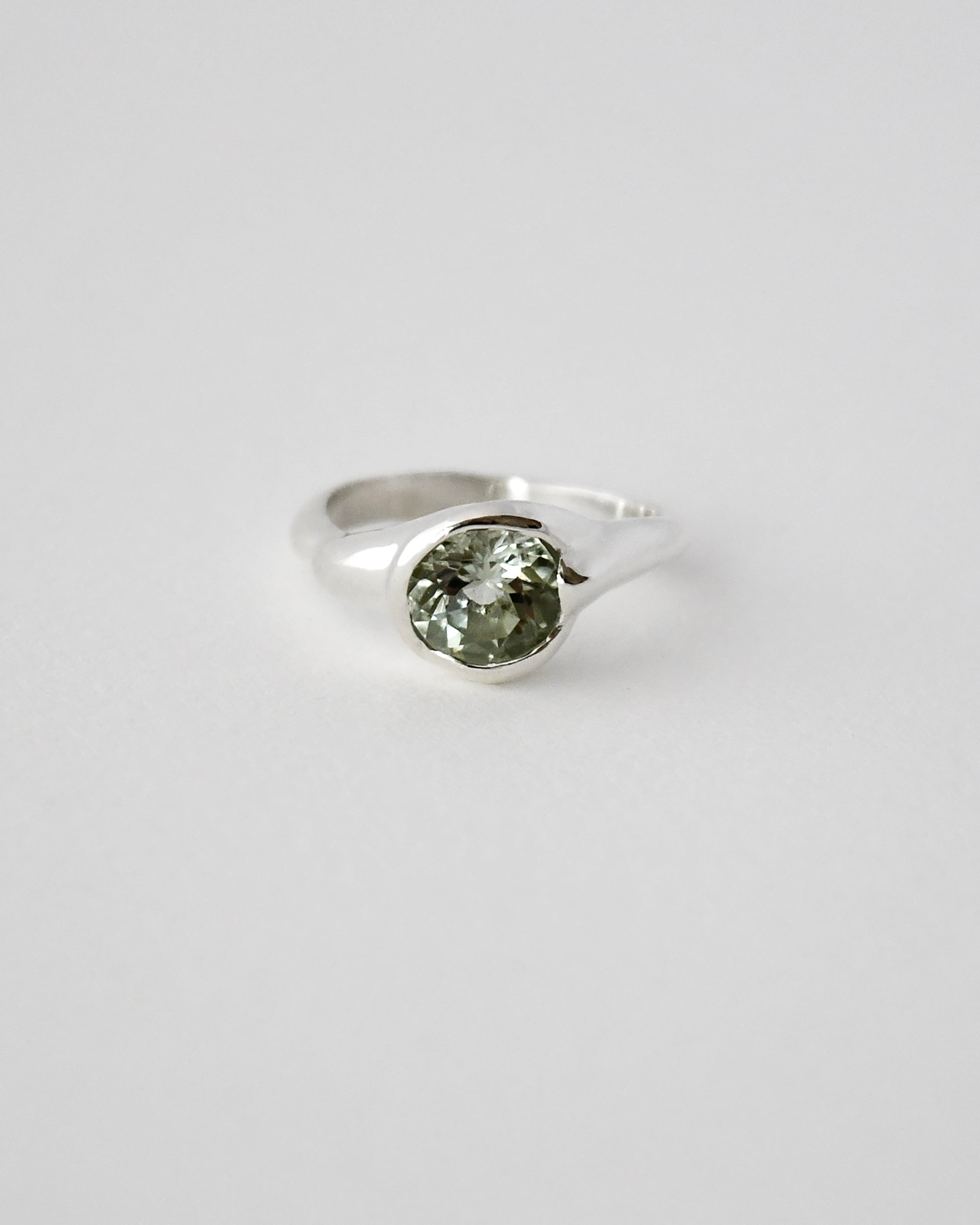 CURRENT SOLITAIRE | GREEN QUARTZ