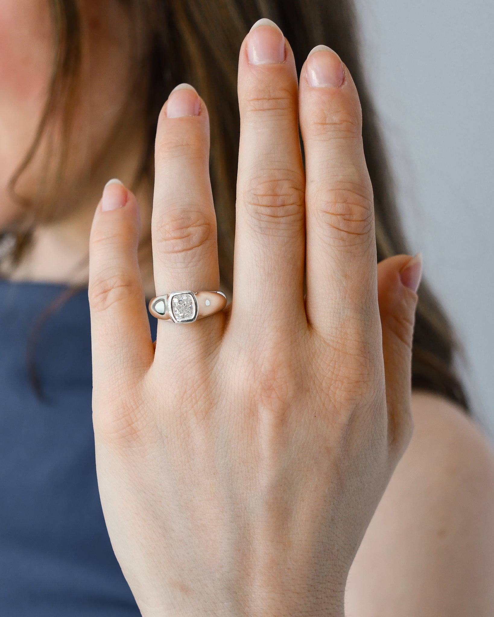RING 107 | ELONGATED CUSHION CUT DIAMOND