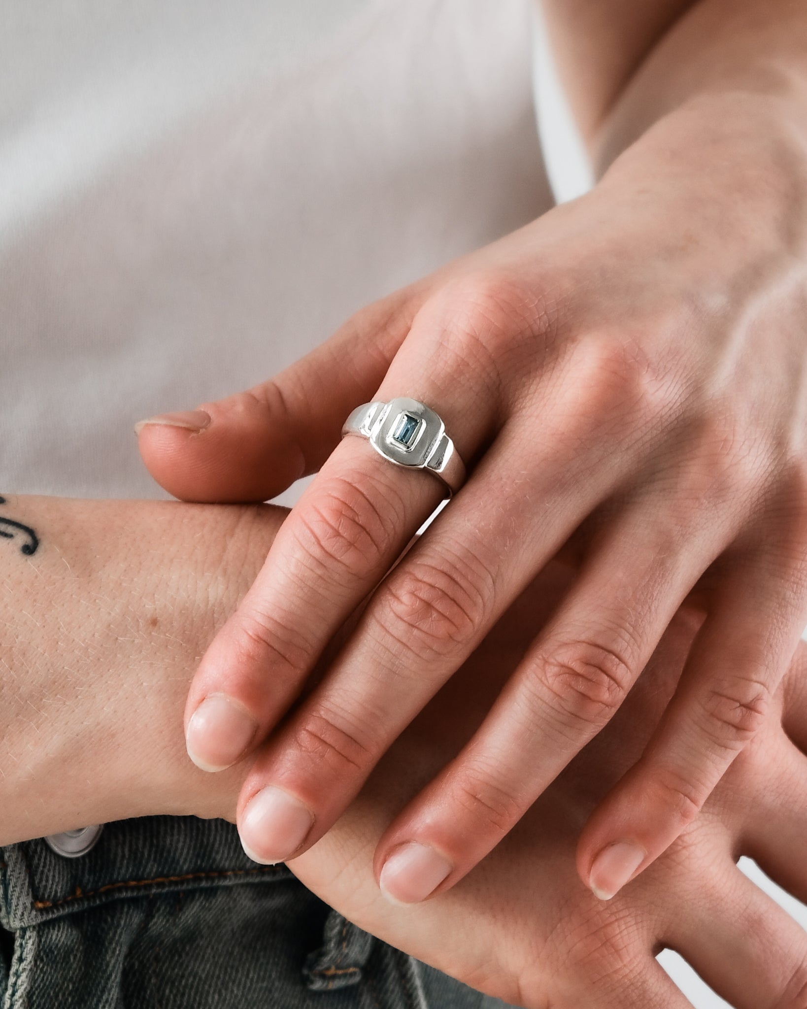 PICNIC RING | AQUAMARINE