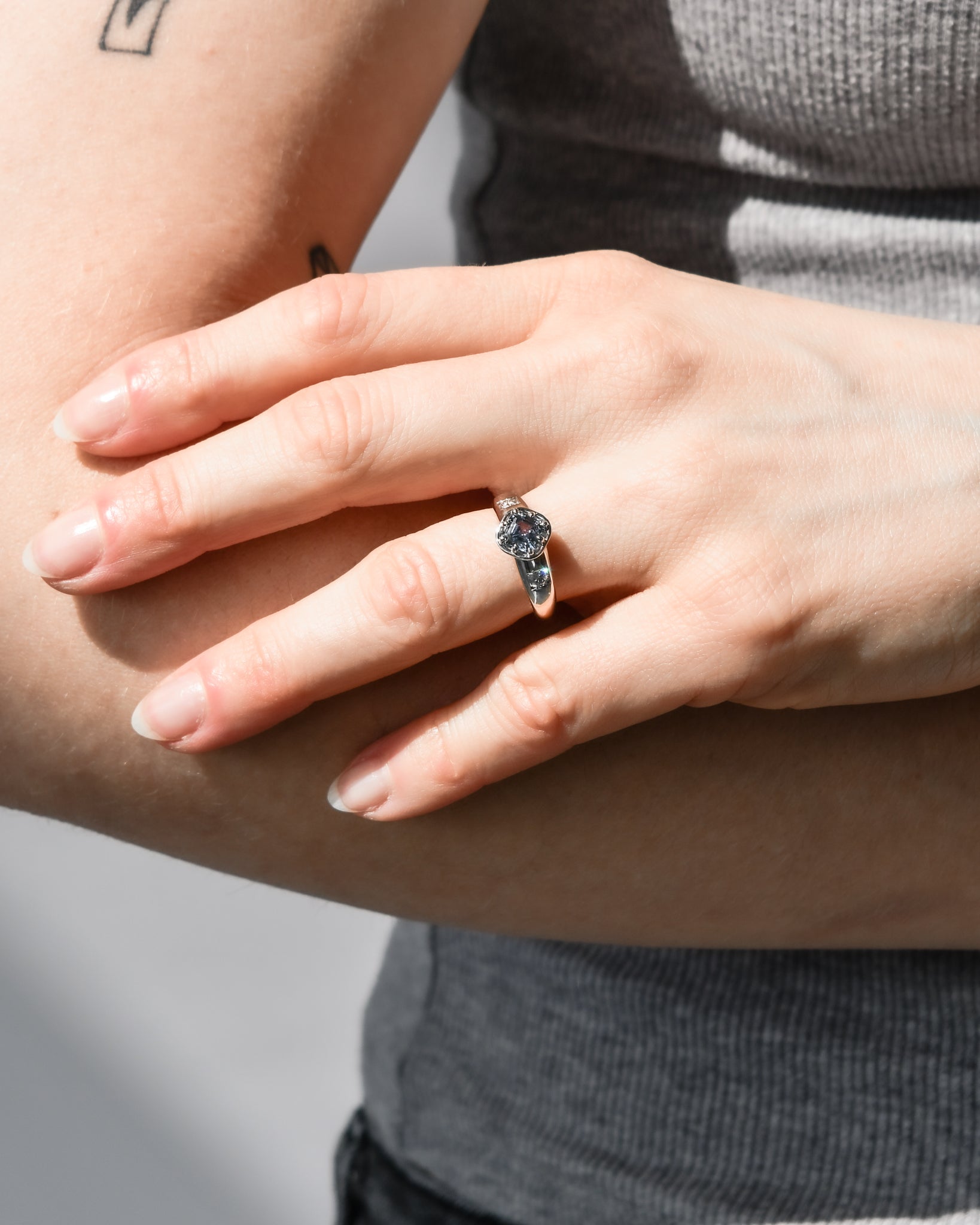 DELPHINIUM RING | SKY BLUE SAPPHIRE