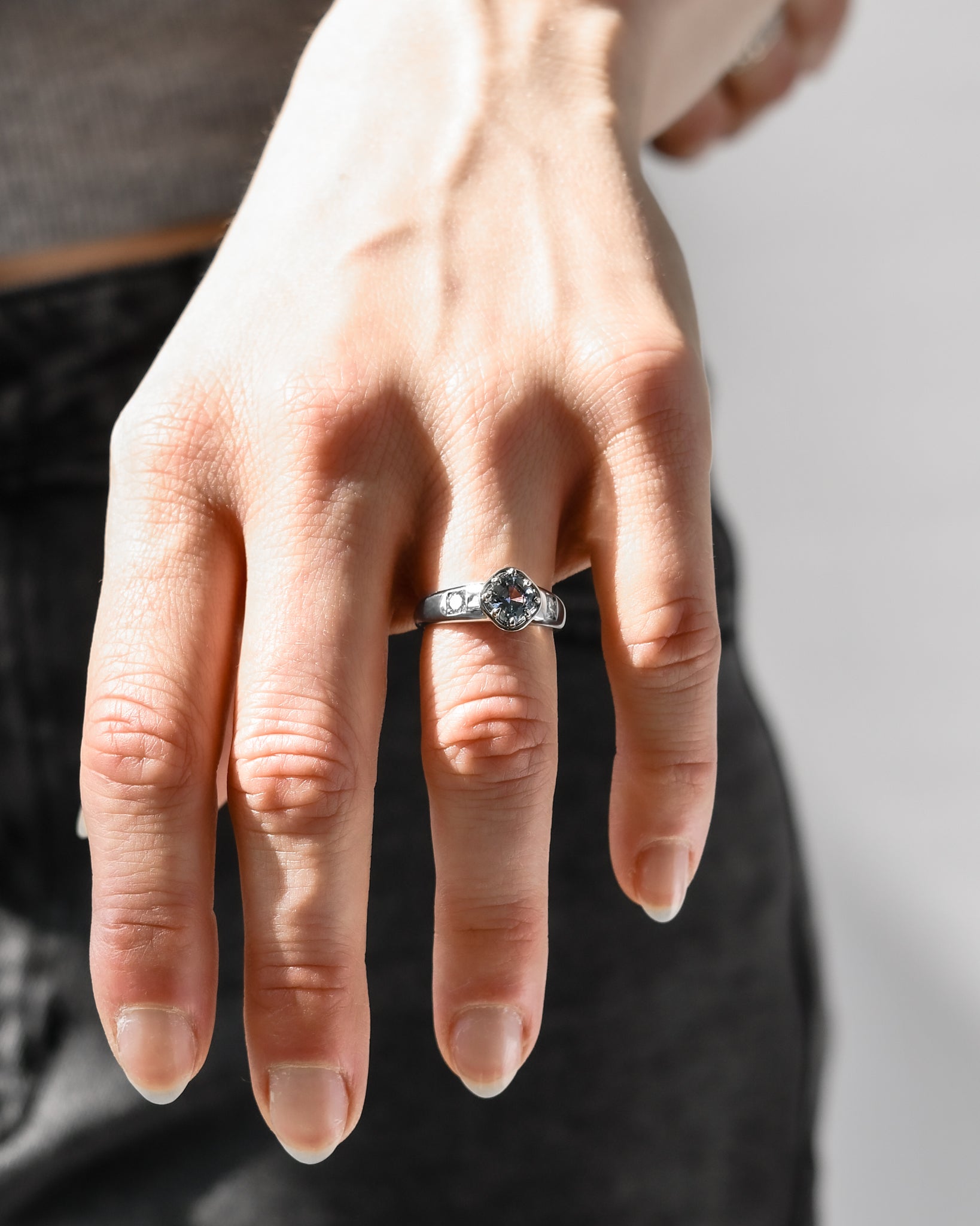 DELPHINIUM RING | SKY BLUE SAPPHIRE