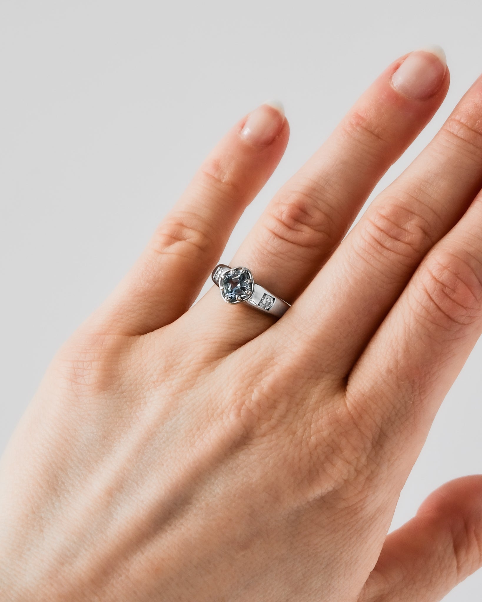 DELPHINIUM RING | SKY BLUE SAPPHIRE
