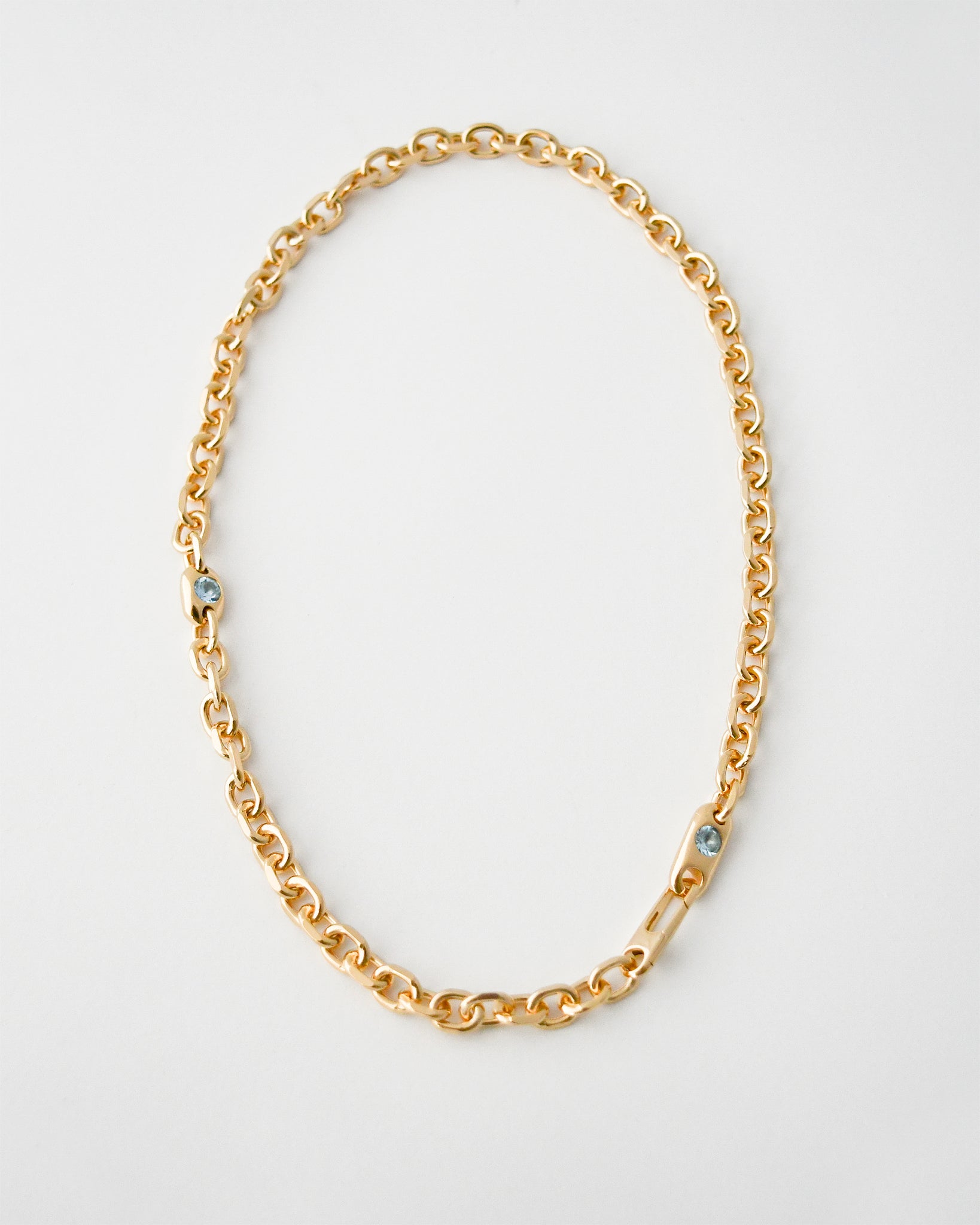 GRAVITY CHAIN | SKY BLUE TOPAZ