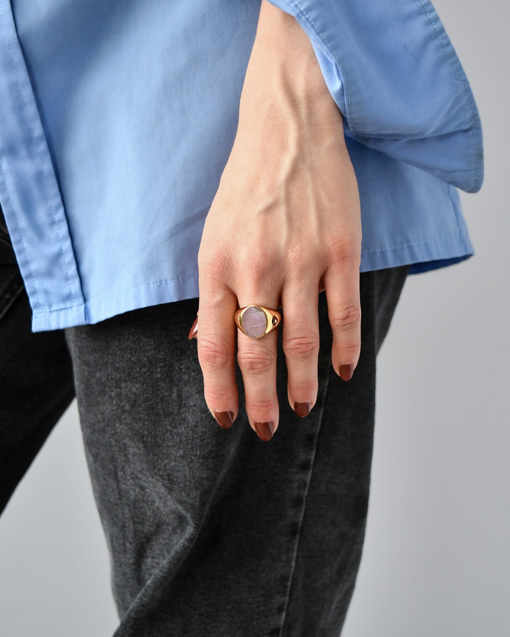 GRAVITY RING | KUNZITE