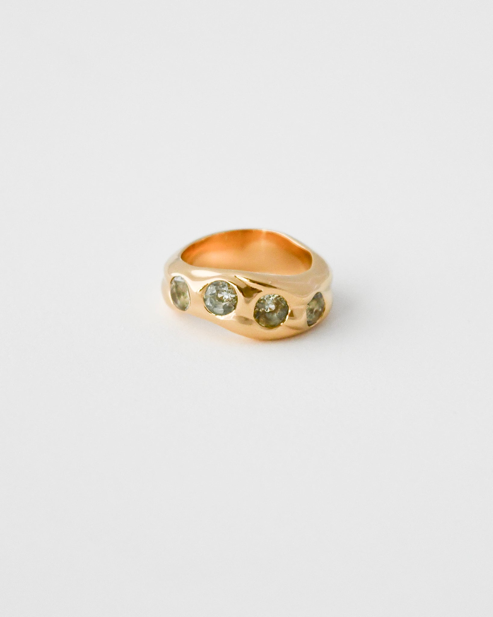 MAGMA RING | GREEN QUARTZ