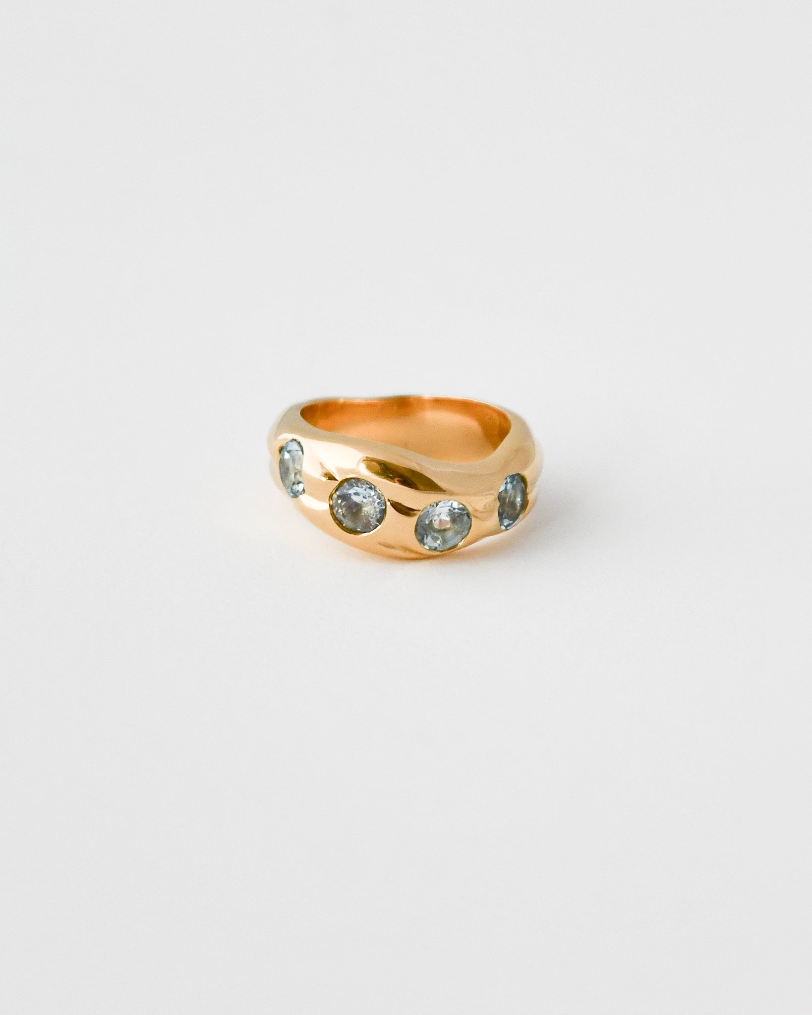 MAGMA RING | SKY BLUE TOPAZ