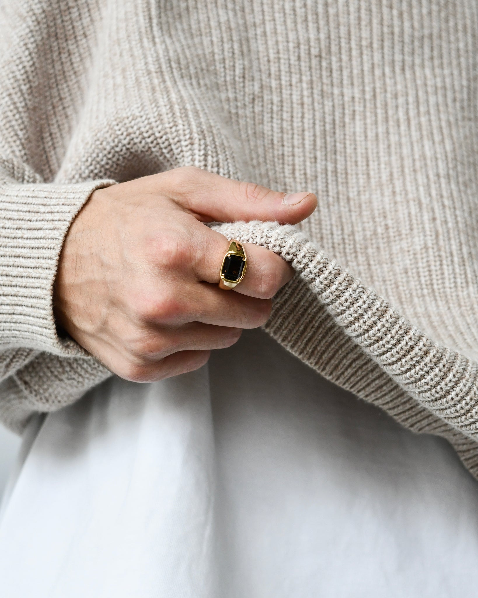 MUD RING | SMOKY QUARTZ