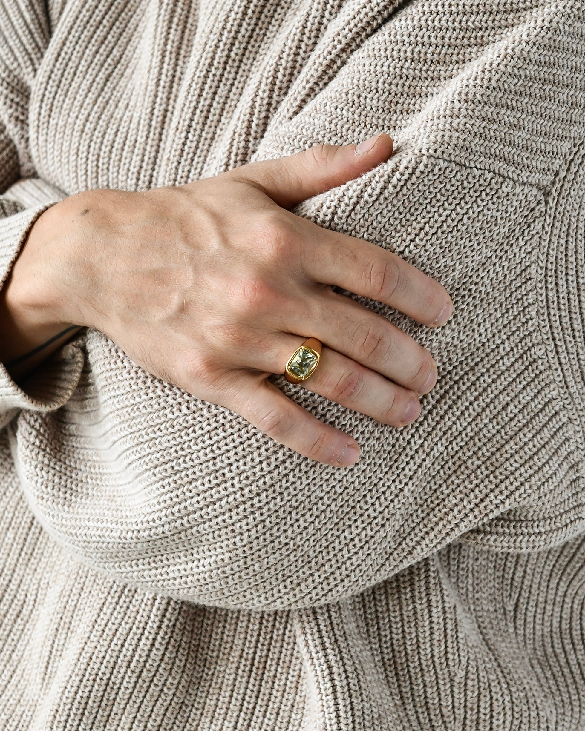 MUD RING | GREEN QUARTZ – apse
