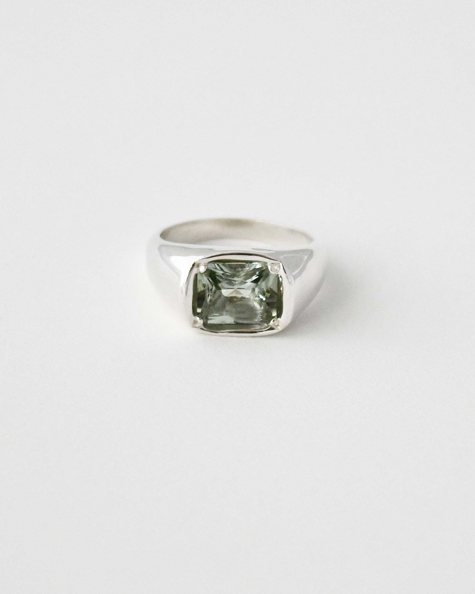 MUD RING | GREEN QUARTZ