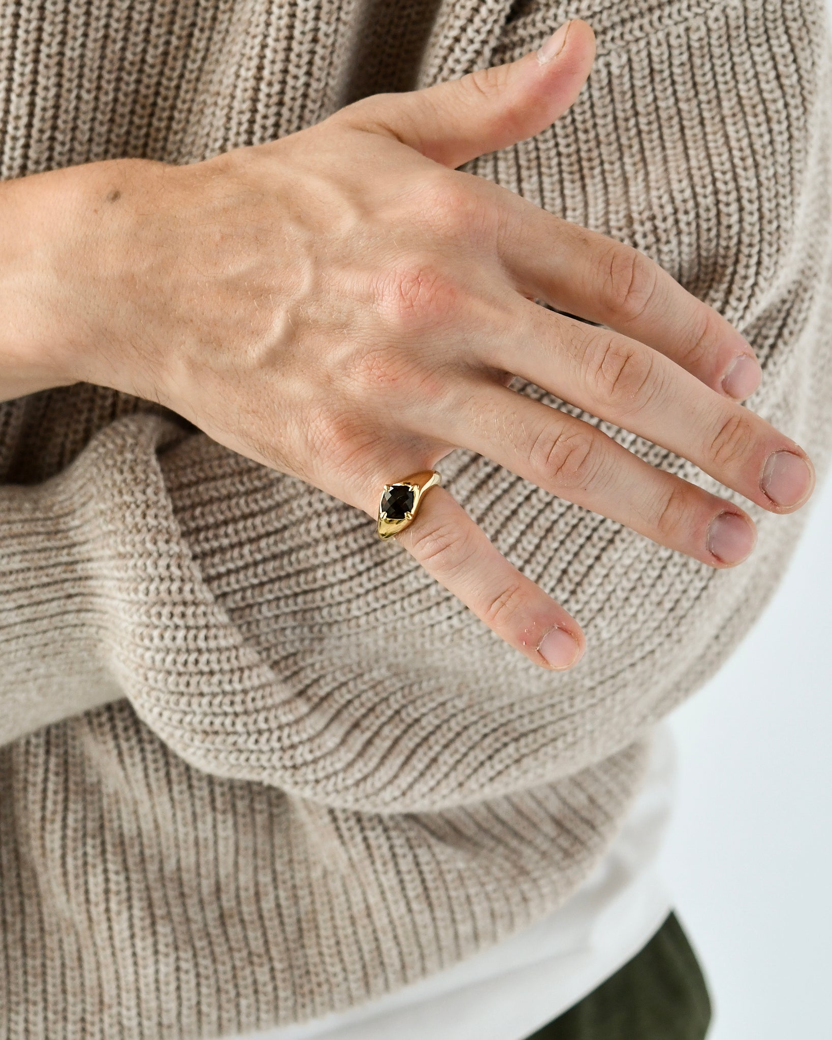 WHIRLPOOL RING | SMOKY QUARTZ