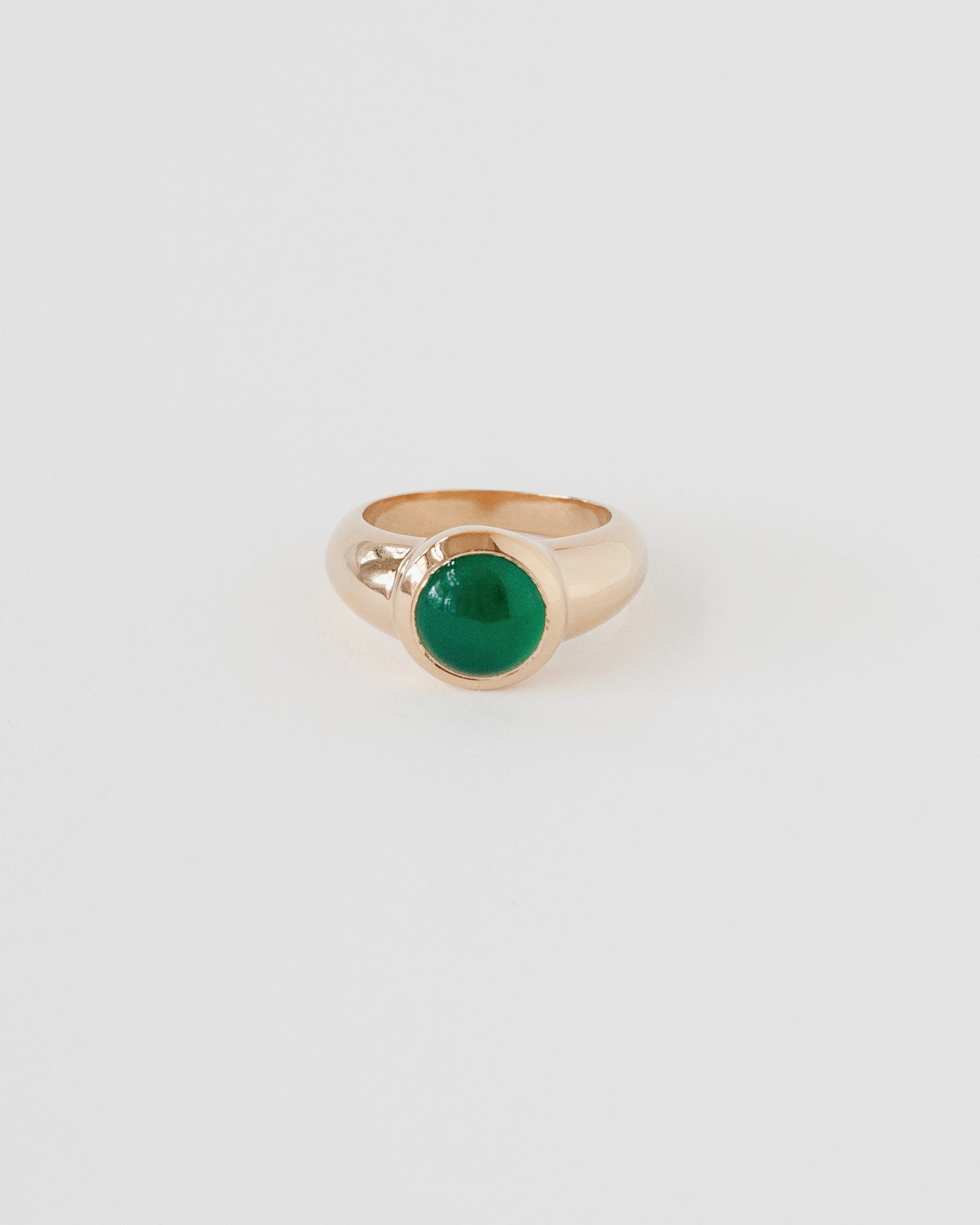 PLANET RING | GREEN ONYX