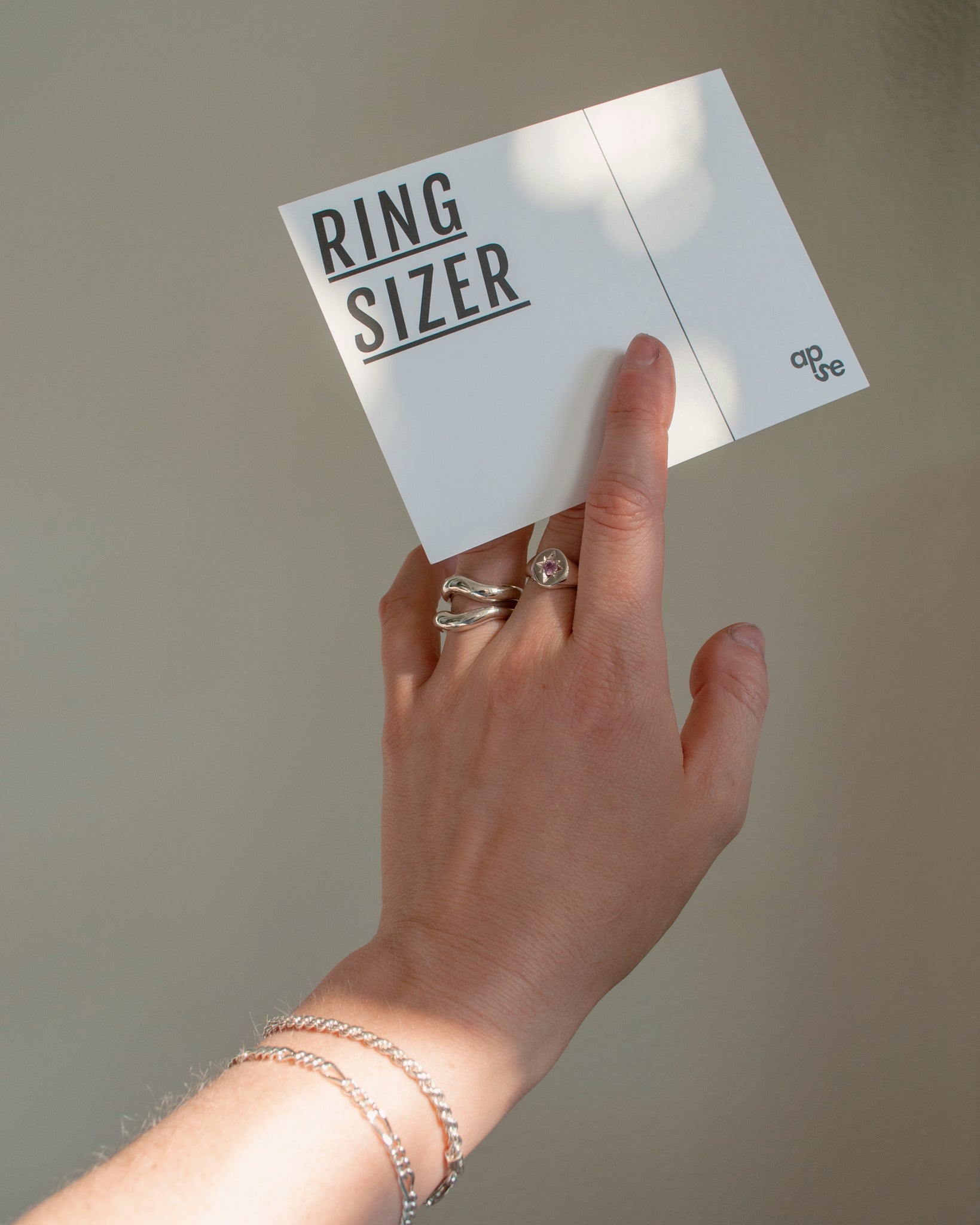 Slide On Ring Sizer